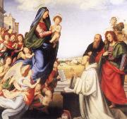 BARTOLOMEO, Fra Vistion of St.Bernard Sweden oil painting artist